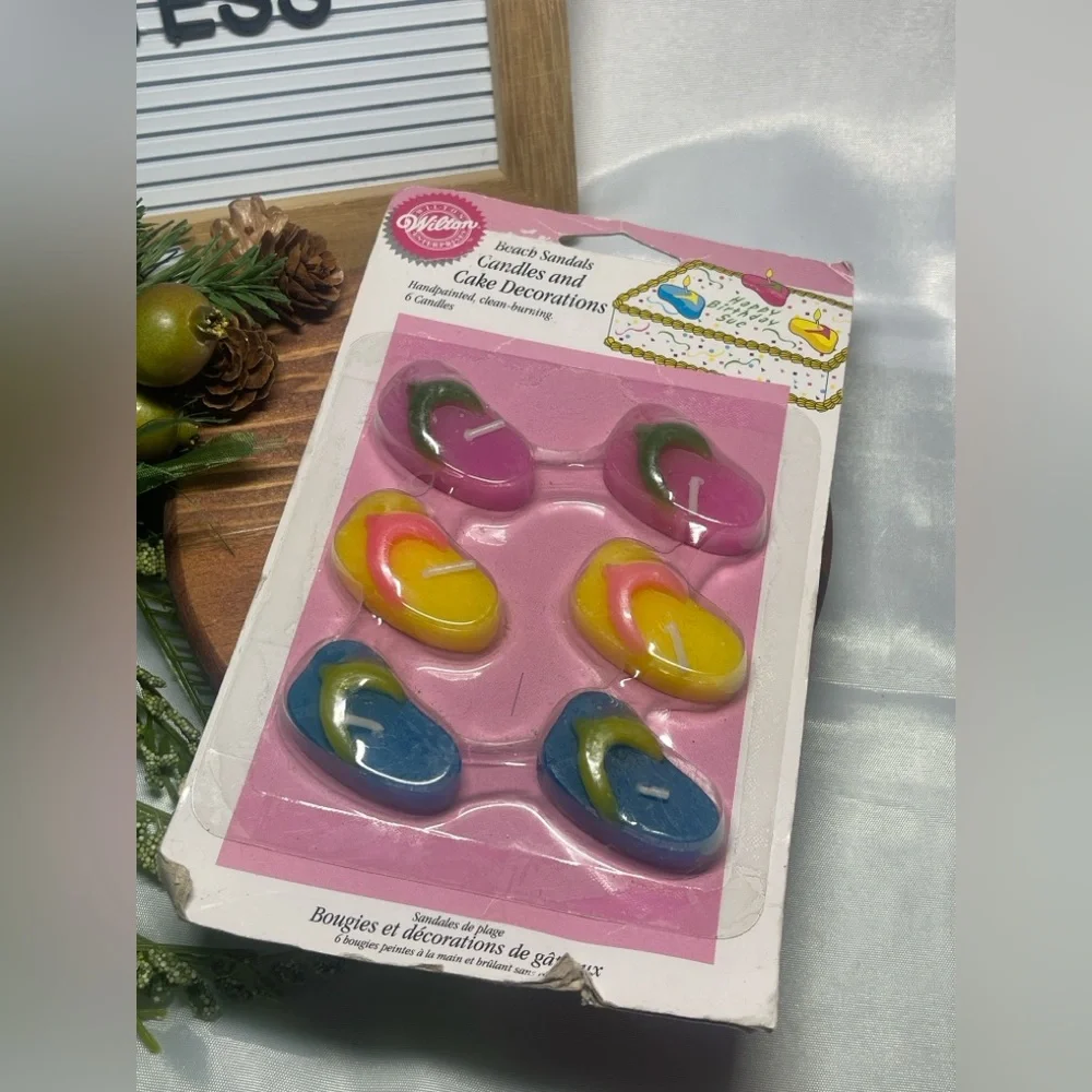 Wilton Beach Sandals Cake Decorations